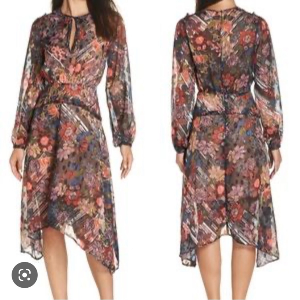 Foxiedox Retro Flowers Midi Dress